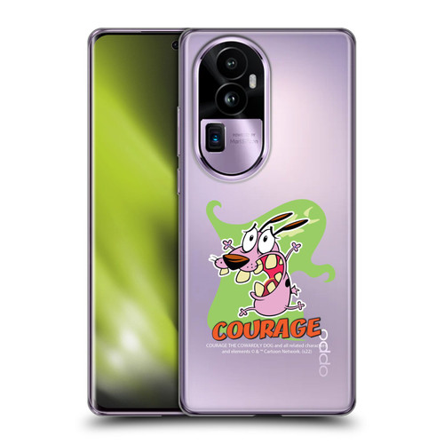 Courage The Cowardly Dog Graphics Character Art Soft Gel Case for OPPO Reno10 Pro+