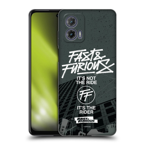Fast & Furious Franchise Fast Fashion Street Style Logo Soft Gel Case for Motorola Moto G73 5G