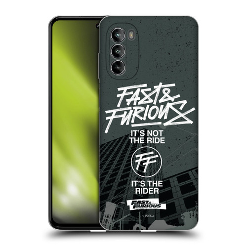 Fast & Furious Franchise Fast Fashion Street Style Logo Soft Gel Case for Motorola Moto G82 5G