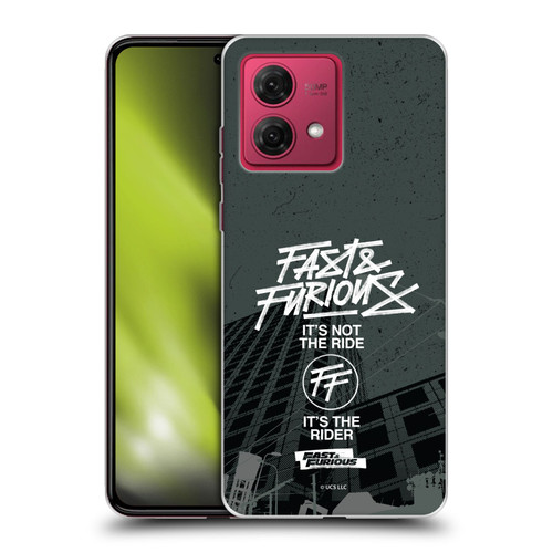 Fast & Furious Franchise Fast Fashion Street Style Logo Soft Gel Case for Motorola Moto G84 5G