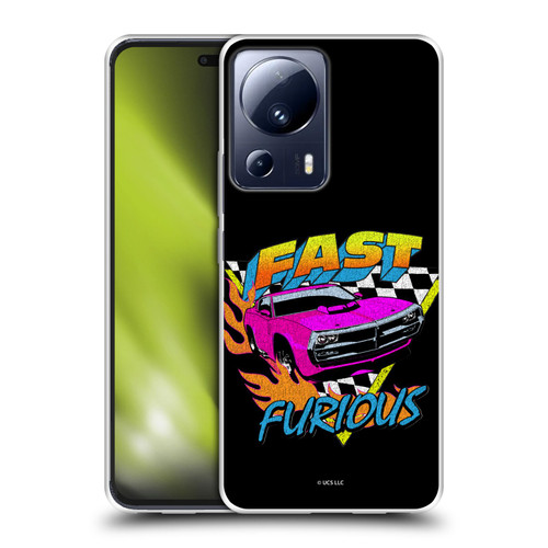 Fast & Furious Franchise Fast Fashion Car In Retro Style Soft Gel Case for Xiaomi 13 Lite 5G