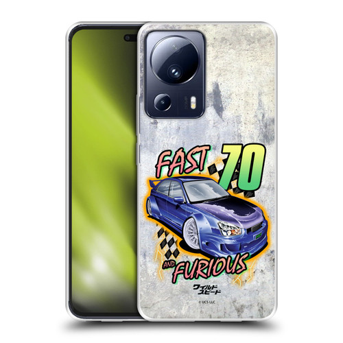 Fast & Furious Franchise Fast Fashion Grunge Retro Soft Gel Case for Xiaomi 13 Lite 5G