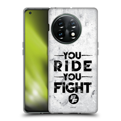 Fast & Furious Franchise Graphics You Ride You Fight Soft Gel Case for OnePlus 11 5G