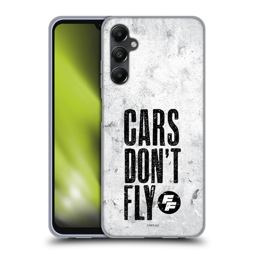 Fast & Furious Franchise Graphics Cars Don't Fly Soft Gel Case for Samsung Galaxy A05s