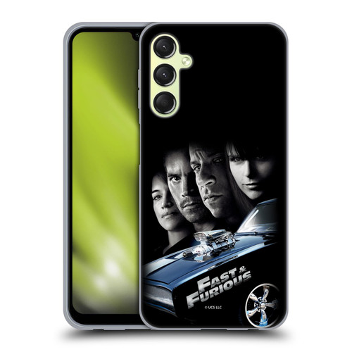 Fast & Furious Franchise Key Art 2009 Movie Soft Gel Case for Samsung Galaxy A24 4G / Galaxy M34 5G