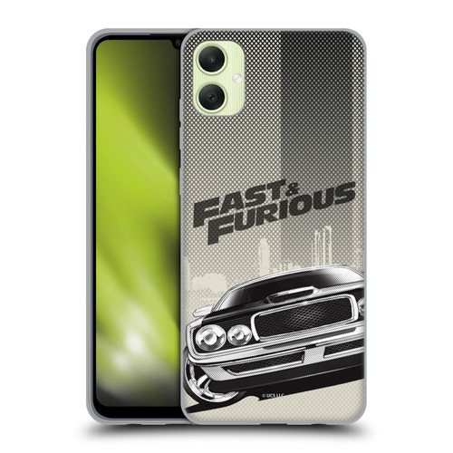 Fast & Furious Franchise Logo Art Halftone Car Soft Gel Case for Samsung Galaxy A05