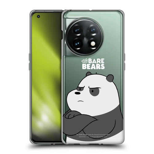 We Bare Bears Character Art Panda Soft Gel Case for OnePlus 11 5G