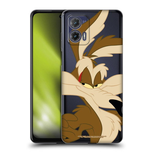 Looney Tunes Characters Wile E. Coyote Soft Gel Case for Motorola Moto G73 5G