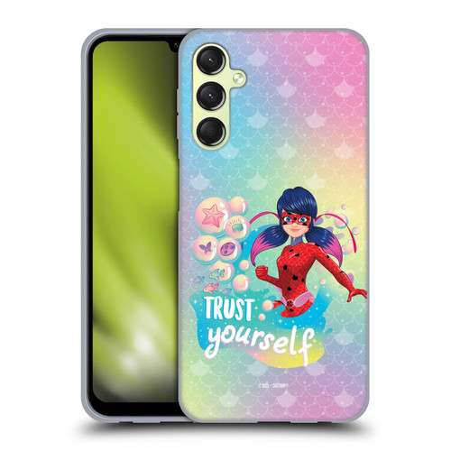 Miraculous Tales of Ladybug & Cat Noir Aqua Ladybug Trust Yourself Soft Gel Case for Samsung Galaxy A24 4G / Galaxy M34 5G