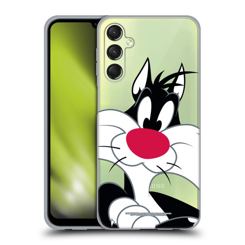 Looney Tunes Characters Sylvester The Cat Soft Gel Case for Samsung Galaxy A24 4G / M34 5G