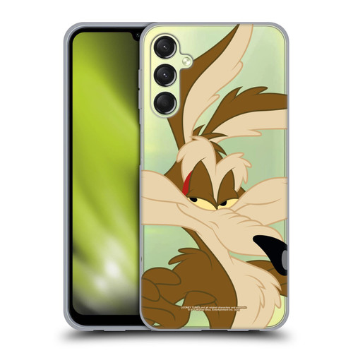 Looney Tunes Characters Wile E. Coyote Soft Gel Case for Samsung Galaxy A24 4G / M34 5G