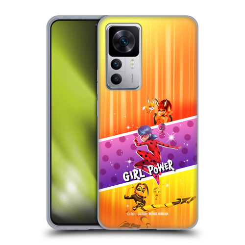Miraculous Tales of Ladybug & Cat Noir Graphics Girl Power Soft Gel Case for Xiaomi 12T 5G / 12T Pro 5G / Redmi K50 Ultra 5G