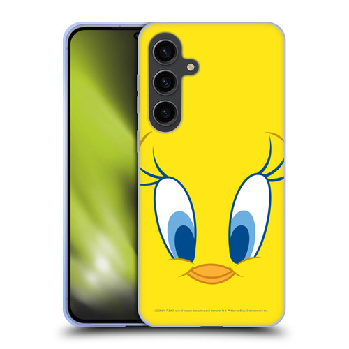 Looney Tunes Full Face Tweety Soft Gel Case for Samsung Galaxy S24+ 5G
