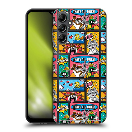 Looney Tunes Patterns Comics Soft Gel Case for Samsung Galaxy M14 5G