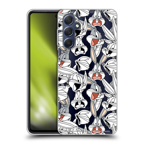Looney Tunes Patterns Bugs Bunny Soft Gel Case for Samsung Galaxy M54 5G