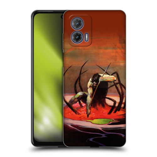 Frank Frazetta Fantasy The Spider King Soft Gel Case for Motorola Moto G73 5G