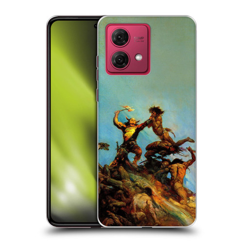 Frank Frazetta Fantasy Indomitable Soft Gel Case for Motorola Moto G84 5G