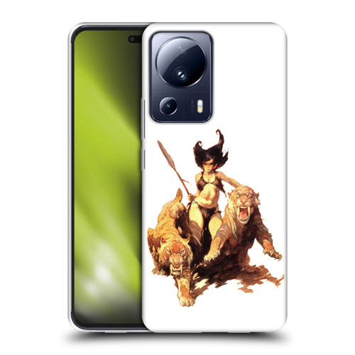 Frank Frazetta Fantasy The Huntress Soft Gel Case for Xiaomi 13 Lite 5G