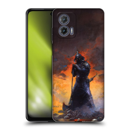 Frank Frazetta Medieval Fantasy Death Dealer 3 Soft Gel Case for Motorola Moto G73 5G