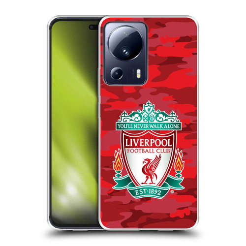 Liverpool Football Club Camou Home Colourways Crest Soft Gel Case for Xiaomi 13 Lite 5G