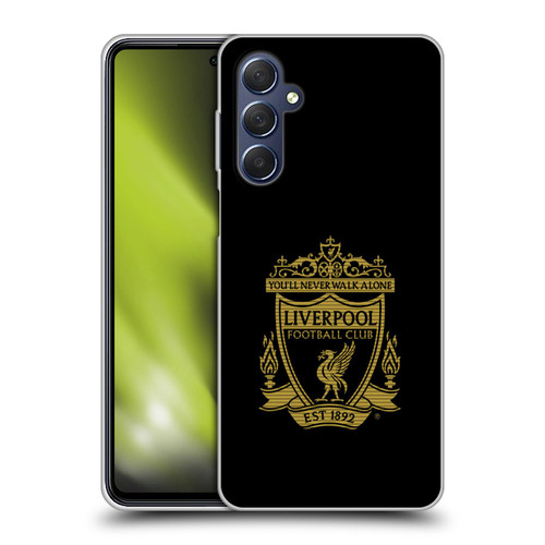 Liverpool Football Club Crest 2 Black 2 Soft Gel Case for Samsung Galaxy M54 5G