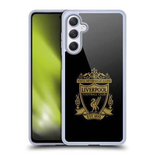 Liverpool Football Club Crest 2 Black 2 Soft Gel Case for Samsung Galaxy M54 5G