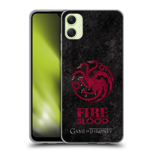 HBO Game of Thrones Dark Distressed Look Sigils Targaryen Soft Gel Case for Samsung Galaxy A05