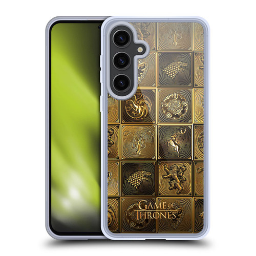 HBO Game of Thrones Golden Sigils All Houses Soft Gel Case for Samsung Galaxy S24+ 5G