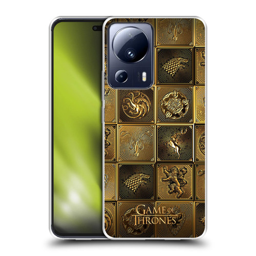 HBO Game of Thrones Golden Sigils All Houses Soft Gel Case for Xiaomi 13 Lite 5G