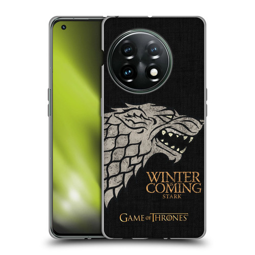 HBO Game of Thrones House Mottos Stark Soft Gel Case for OnePlus 11 5G