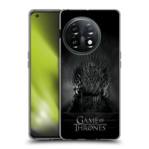 HBO Game of Thrones Key Art Iron Throne Soft Gel Case for OnePlus 11 5G