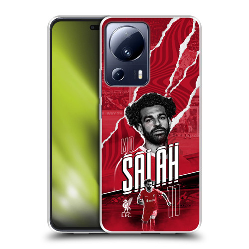 Liverpool Football Club 2023/24 First Team Mohamed Salah Soft Gel Case for Xiaomi 13 Lite 5G