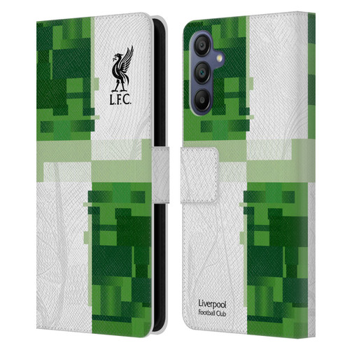 Liverpool Football Club 2023/24 Away Kit Leather Book Wallet Case Cover For Samsung Galaxy A15