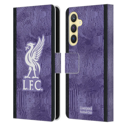 Liverpool Football Club 2023/24 Third Kit Leather Book Wallet Case Cover For Samsung Galaxy S23 FE 5G