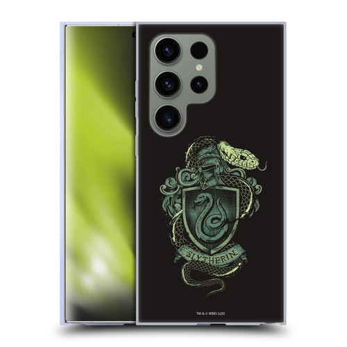 Harry Potter Deathly Hallows XIV Slytherin Soft Gel Case for Samsung Galaxy S24 Ultra 5G