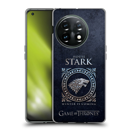 HBO Game of Thrones Metallic Sigils Stark Soft Gel Case for OnePlus 11 5G