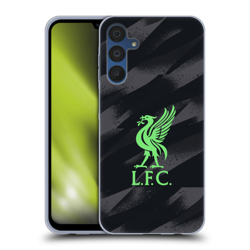 Liverpool Football Club 2023/24 Home Goalkeeper Kit Soft Gel Case for Samsung Galaxy A15