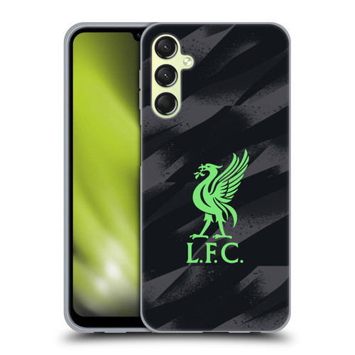 Liverpool Football Club 2023/24 Home Goalkeeper Kit Soft Gel Case for Samsung Galaxy A24 4G / M34 5G