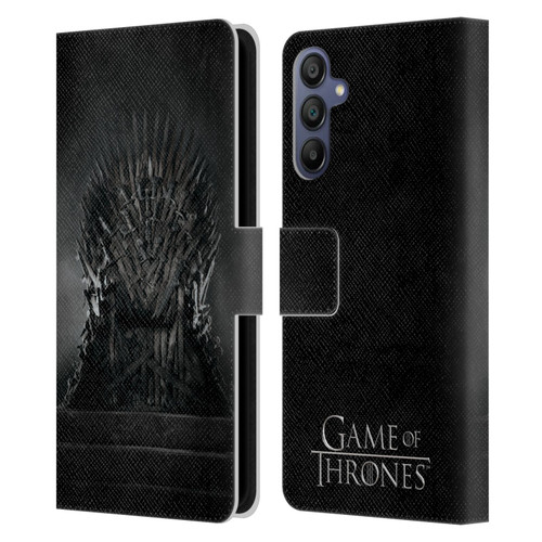 HBO Game of Thrones Key Art Iron Throne Leather Book Wallet Case Cover For Samsung Galaxy A15