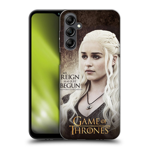 HBO Game of Thrones Character Quotes Daenerys Targaryen Soft Gel Case for Samsung Galaxy M14 5G