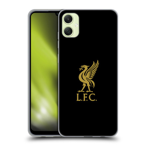 Liverpool Football Club Liver Bird Gold Logo On Black Soft Gel Case for Samsung Galaxy A05