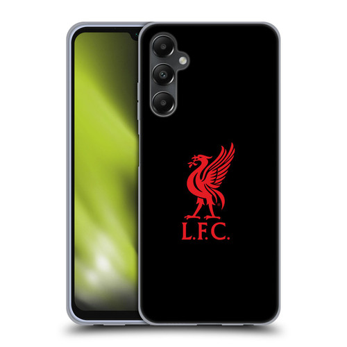 Liverpool Football Club Liver Bird Red Logo On Black Soft Gel Case for Samsung Galaxy A05s