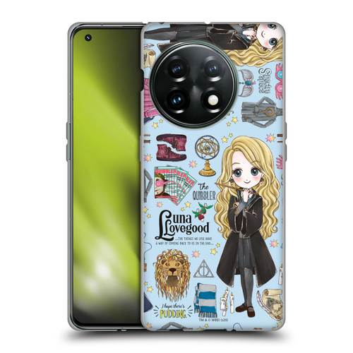 Harry Potter Deathly Hallows XXXVII Luna Pattern Soft Gel Case for OnePlus 11 5G