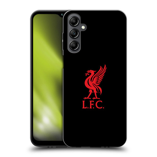 Liverpool Football Club Liver Bird Red Logo On Black Soft Gel Case for Samsung Galaxy M14 5G