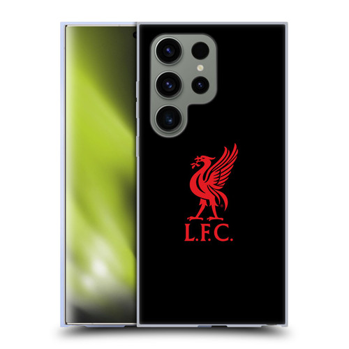 Liverpool Football Club Liver Bird Red Logo On Black Soft Gel Case for Samsung Galaxy S24 Ultra 5G