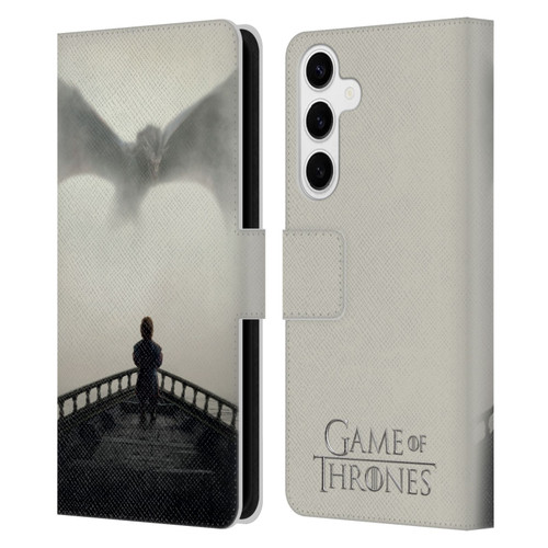HBO Game of Thrones Key Art Vengeance Leather Book Wallet Case Cover For Samsung Galaxy S24+ 5G