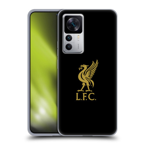 Liverpool Football Club Liver Bird Gold Logo On Black Soft Gel Case for Xiaomi 12T 5G / 12T Pro 5G / Redmi K50 Ultra 5G