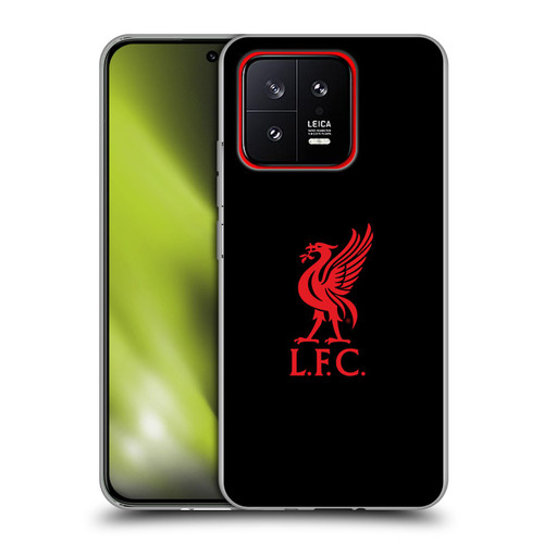 Liverpool Football Club Liver Bird Red Logo On Black Soft Gel Case for Xiaomi 13 5G