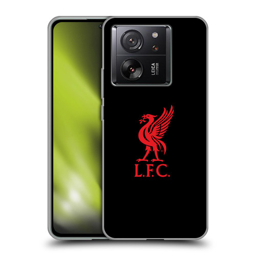 Liverpool Football Club Liver Bird Red Logo On Black Soft Gel Case for Xiaomi 13T 5G / 13T Pro 5G