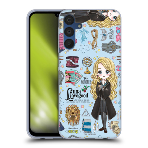 Harry Potter Deathly Hallows XXXVII Luna Pattern Soft Gel Case for Samsung Galaxy A15